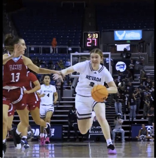 Izzy Sullivan Nevada Women's Basketball vs LMU Nov 2025 Izzy Sullivan Nevada Women's Basketball vs LMU Nov 2025